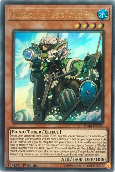 Whitebeard, the Plunder Patroll Helm (Ultra Rare) [IGAS-EN085-UR]