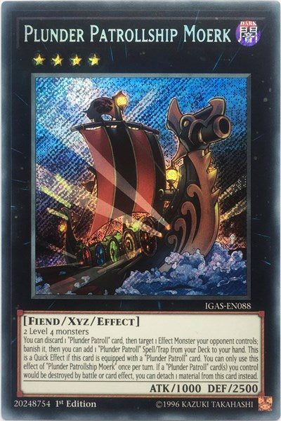 Plunder Patrollship Moerk (Secret Rare) [IGAS-EN088-SeR]