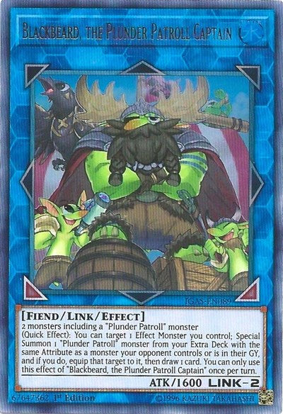 Blackbeard, the Plunder Patroll Captain (Ultra Rare) [IGAS-EN089-UR]