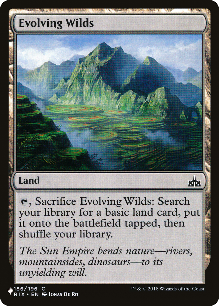 Evolving Wilds [PLST-RIX-186]