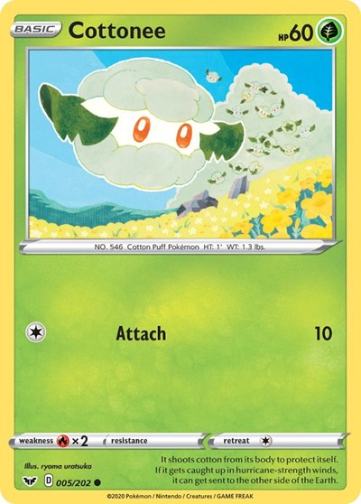 Cottonee - 005/202 (Common) [SSH-005-C]