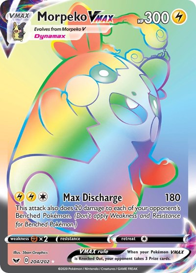 Morpeko VMAX - 204/202 (Secret Rare) [SSH-204-SR]
