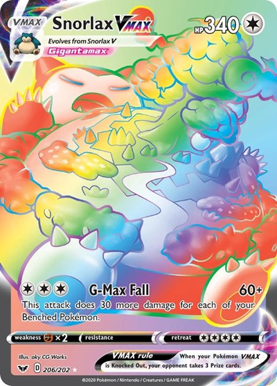 Snorlax VMAX - 206/202 (Secret Rare) [SSH-206-SR]