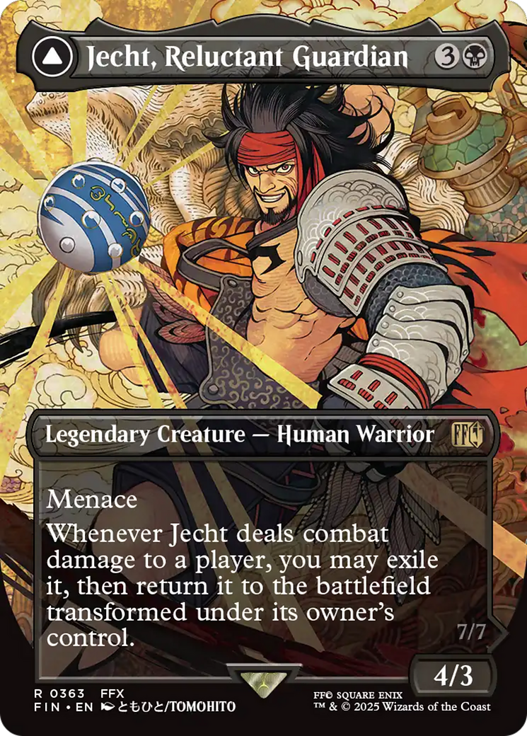 Jecht, Reluctant Guardian // Braska's Final Aeon - Borderless - Full Art [FIN-363]