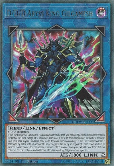 D/D/D Abyss King Gilgamesh (Ultra Rare) [DUOV-EN004-UR]
