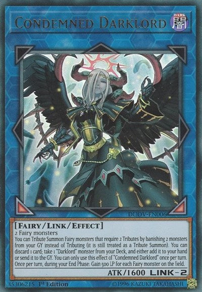 Condemned Darklord (Ultra Rare) [DUOV-EN006-UR]