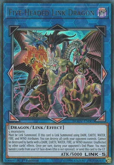 Five-Headed Link Dragon (Ultra Rare) [DUOV-EN007-UR]