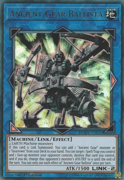 Ancient Gear Ballista (Ultra Rare) [DUOV-EN010-UR]
