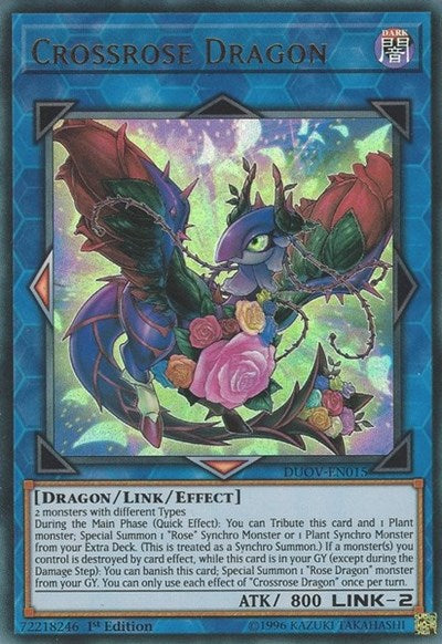 Crossrose Dragon (Ultra Rare) [DUOV-EN015-UR]