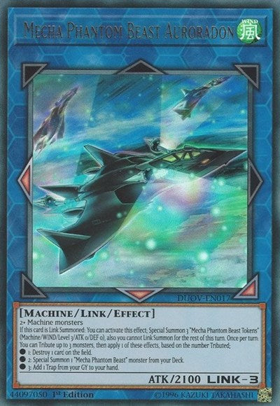 Mecha Phantom Beast Auroradon (Ultra Rare) [DUOV-EN017-UR]