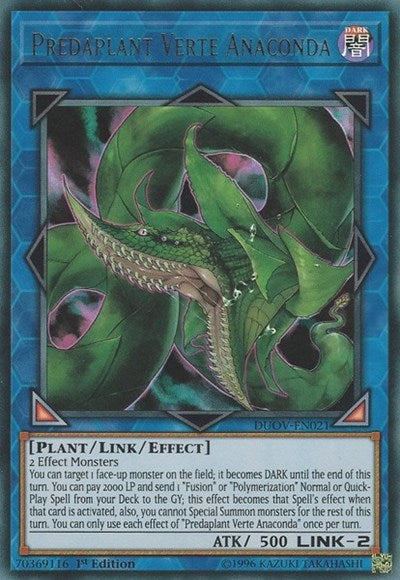 Predaplant Verte Anaconda (Ultra Rare) [DUOV-EN021-UR]