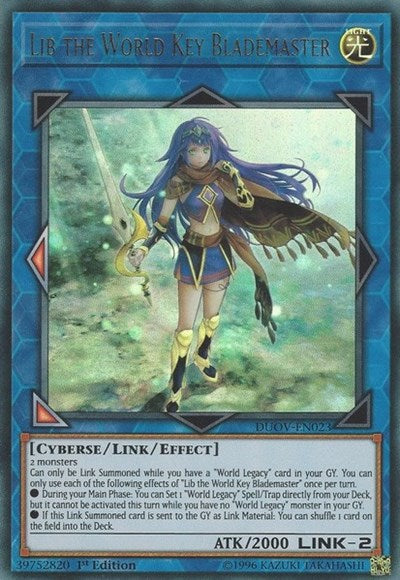 Lib the World Key Blademaster (Ultra Rare) [DUOV-EN023-UR]