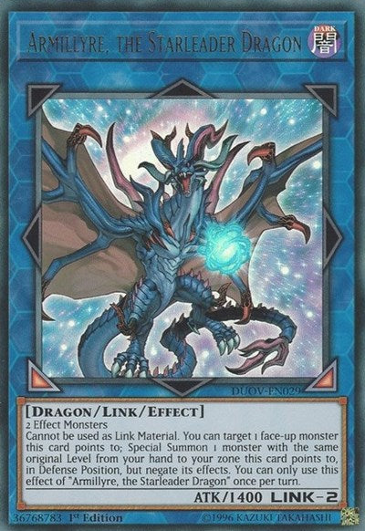 Armillyre, the Starleader Dragon (Ultra Rare) [DUOV-EN029-UR]
