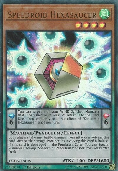 Speedroid Hexasaucer (Ultra Rare) [DUOV-EN035-UR]
