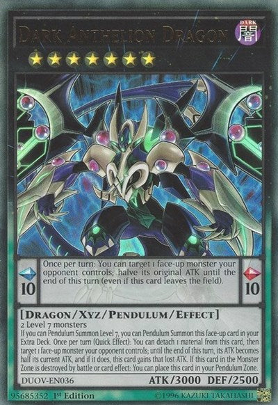 Dark Anthelion Dragon (Ultra Rare) [DUOV-EN036-UR]