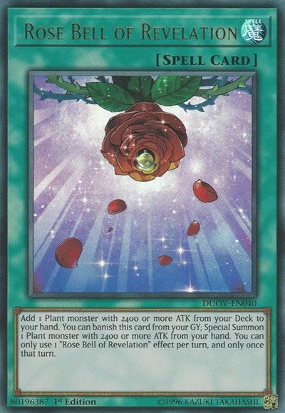 Rose Bell of Revelation (Ultra Rare) [DUOV-EN040-UR]