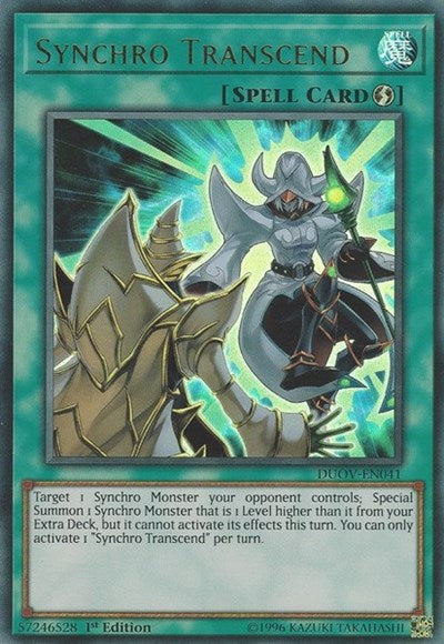 Synchro Transcend (Ultra Rare) [DUOV-EN041-UR]