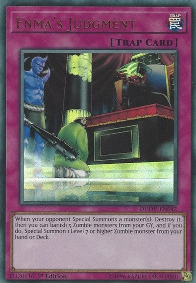 Enma's Judgment (Ultra Rare) [DUOV-EN042-UR]