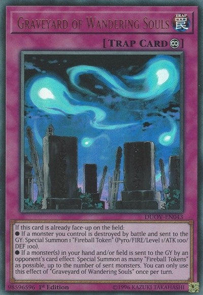 Graveyard of Wandering Souls (Ultra Rare) [DUOV-EN043-UR]