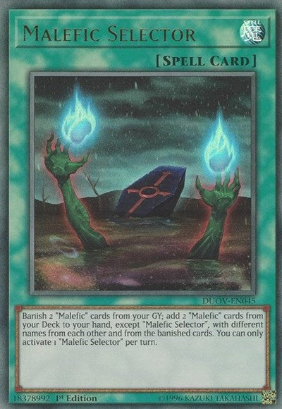 Malefic Selector (Ultra Rare) [DUOV-EN045-UR]