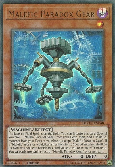 Malefic Paradox Gear (Ultra Rare) [DUOV-EN048-UR]