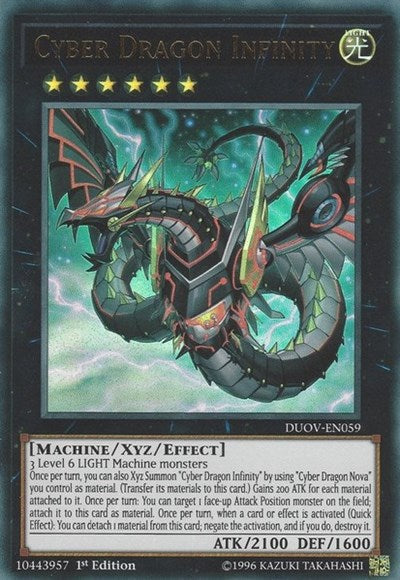 Cyber Dragon Infinity (Ultra Rare) [DUOV-EN059-UR]