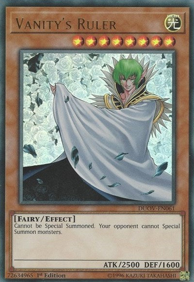 Vanity's Ruler (Ultra Rare) [DUOV-EN061-UR]
