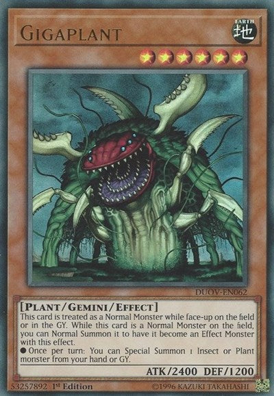Gigaplant (Ultra Rare) [DUOV-EN062-UR]