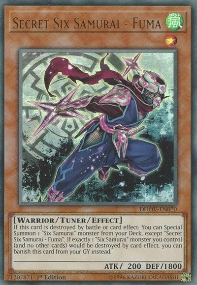 Secret Six Samurai - Fuma (Ultra Rare) [DUOV-EN070-UR]