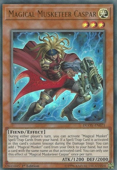 Magical Musketeer Caspar (Ultra Rare) [DUOV-EN071-UR]