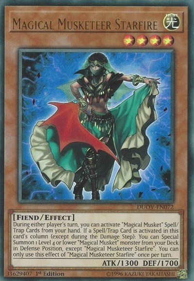 Magical Musketeer Starfire (Ultra Rare) [DUOV-EN072-UR]