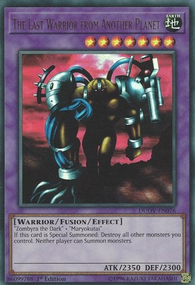 The Last Warrior from Another Planet (Ultra Rare) [DUOV-EN076-UR]