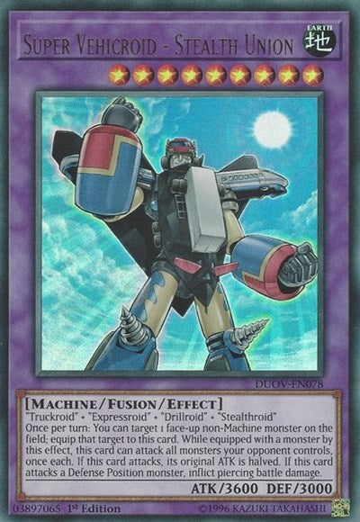 Super Vehicroid - Stealth Union (Ultra Rare) [DUOV-EN078-UR]
