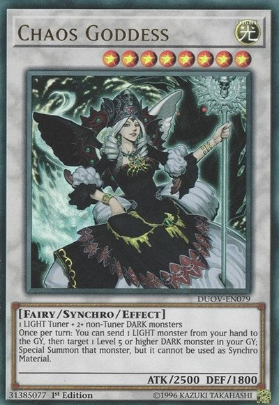 Chaos Goddess (Ultra Rare) [DUOV-EN079-UR]
