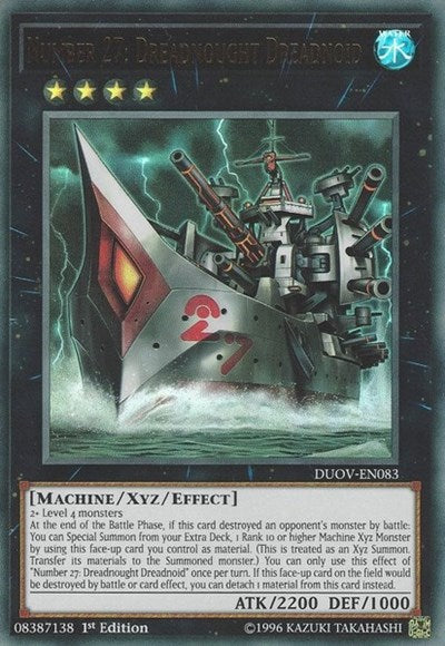 Number 27: Dreadnought Dreadnoid (Ultra Rare) [DUOV-EN083-UR]
