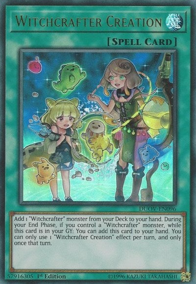 Witchcrafter Creation (Ultra Rare) [DUOV-EN096-UR]