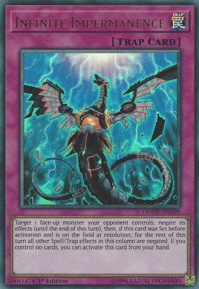 Infinite Impermanence (Ultra Rare) [DUOV-EN099-UR]
