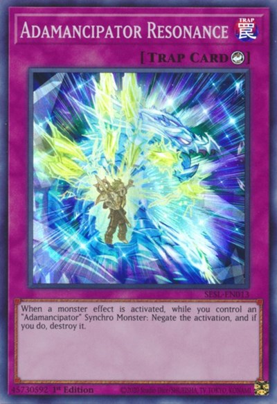 Adamancipator Resonance (Super Rare) [SESL-EN013-SuR]