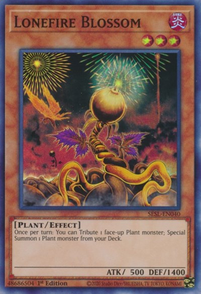 Lonefire Blossom (Super Rare) [SESL-EN040-SuR]