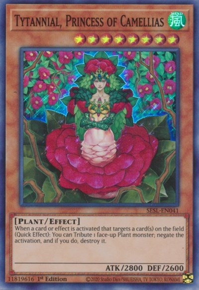 Tytannial, Princess of Camellias (Super Rare) [SESL-EN041-SuR]