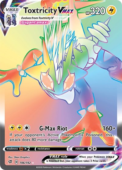 Toxtricity VMAX - 196/192 (Secret Rare) [RCL-196-SR]
