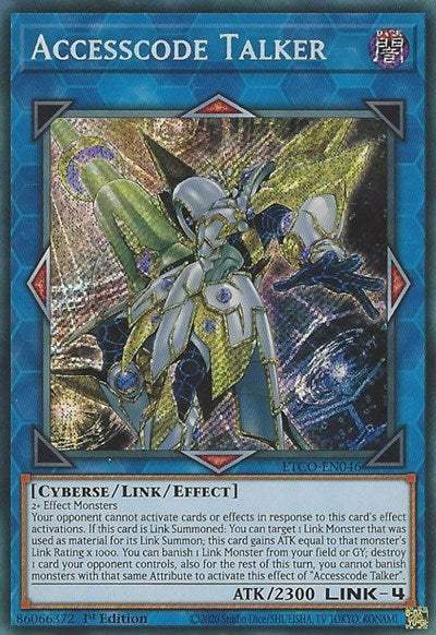 Accesscode Talker (Secret Rare) [ETCO-EN046-SeR]