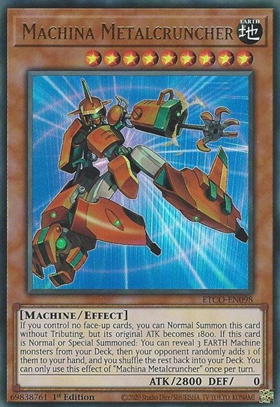 Machina Metalcruncher (Ultra Rare) [ETCO-EN098-UR]