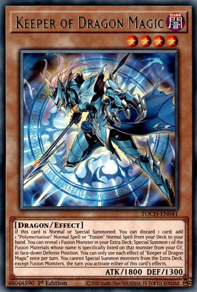 Keeper of Dragon Magic (Rare) [TOCH-EN041-R]