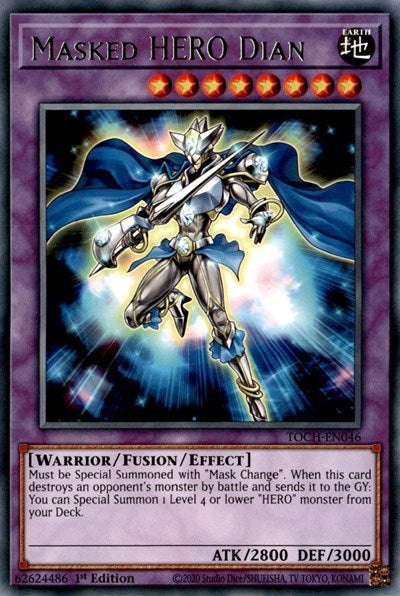 Masked HERO Dian (Rare) [TOCH-EN046-R]