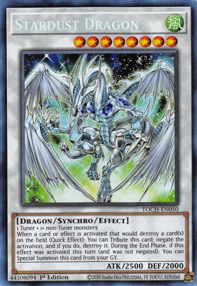 Stardust Dragon (Collector's Rare) [TOCH-EN050-CR]