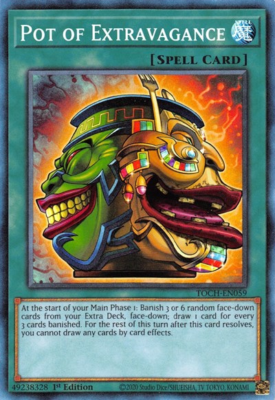 Pot of Extravagance (Collector's Rare) [TOCH-EN059-CR]