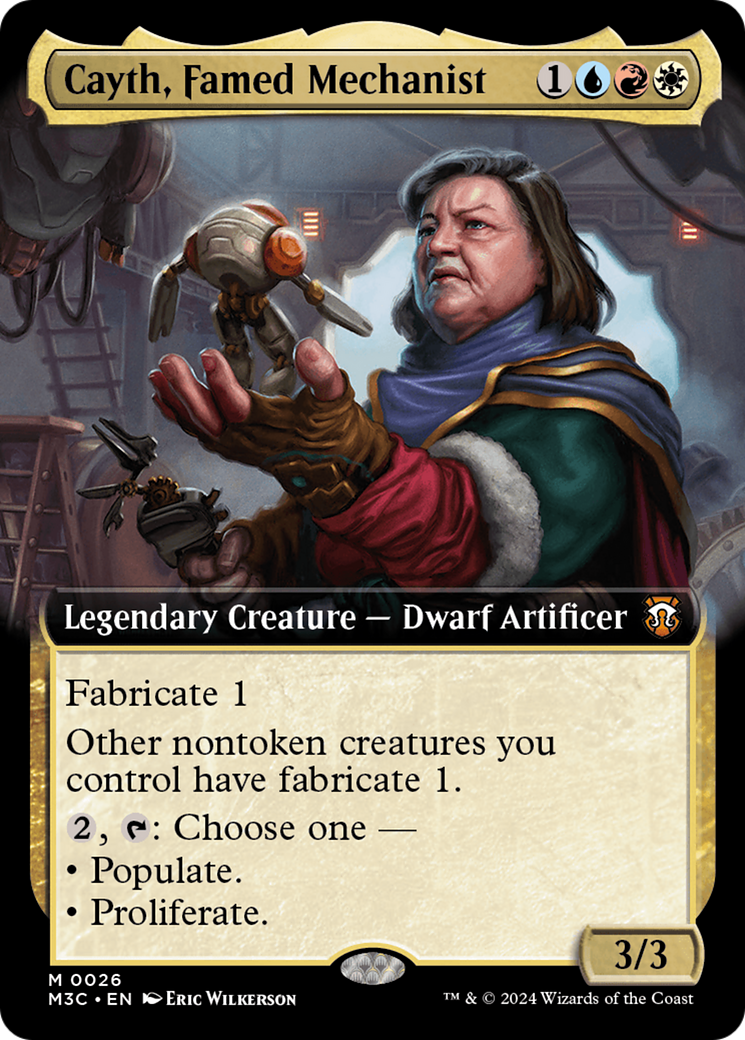 Cayth, Famed Mechanist - Extended Art [M3C-26]