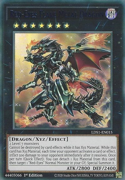 Red-Eyes Flare Metal Dragon (Ultra Rare) (Blue) [LDS1-EN015-UR-B]