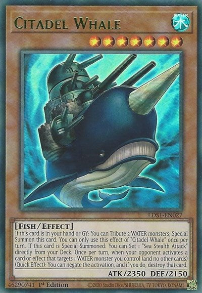 Citadel Whale (Ultra Rare) (Green) [LDS1-EN027-UR-G]
